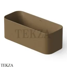Dea Design Soul Ванна отдельностоящая прямоугольная 170x70 Solid Surface DD8658 1700 1, Dark Camel №1