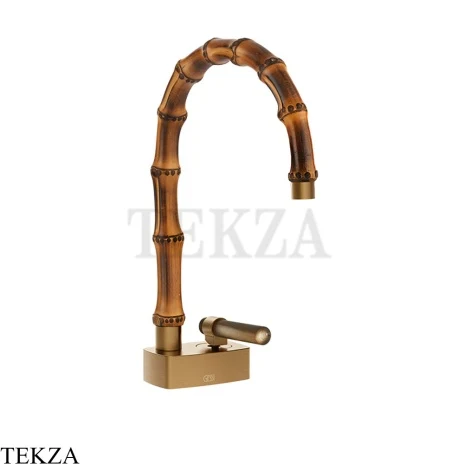 Gessi Jacqueline Смеситель для раковины, без донного клапана 77201-726, бронза Brushed