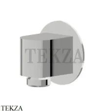 Newform Подключение воды к стене, вывод для шланга 68499.31.028, Brushed chrome