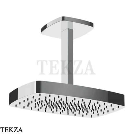 Gessi Jacqueline Верхняя регулируемая лейка с потолочным кронштейном 77151-031, хром глянец