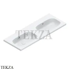 Catalano Alvea Раковина двойная подвесная, на мебель, без отверстий 0621220001, белый глянец