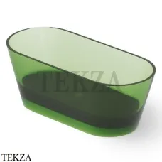 Dea Design Shadow Ванна отдельностоящая овальная 160x70 Glasstech DD8606 1600 R3, Emerald R3