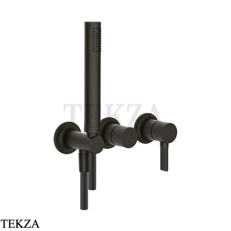 Gessi INCISO SHOWER Смеситель для душа с гарнитуром 58345-187, Aged Bronze