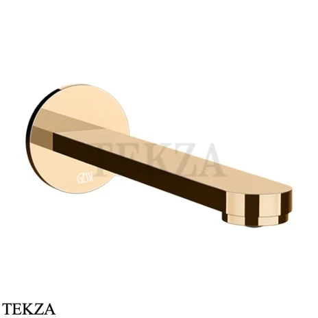 Gessi Pelle Tresse Излив для раковины на стену 78102-735, Warm Bronze PVD
