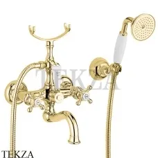 Migliore Arcadia Смеситель для ванны с душевым гарнитуром 18394, золото глянец