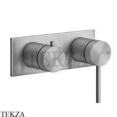 Gessi 316 SHOWER Смеситель для душа с переключателем, внешняя часть 54079-239, Steel Brushed Gessi 316 SHOWER Смеситель для душа с переключателем, внешняя часть 54079-239, Steel Brushed