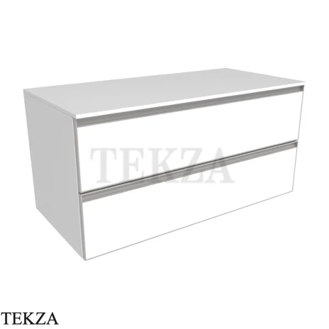 Flaminia Cubika тумба под раковину подвесная 105×50×50 см, 2 ящика, белый матовый