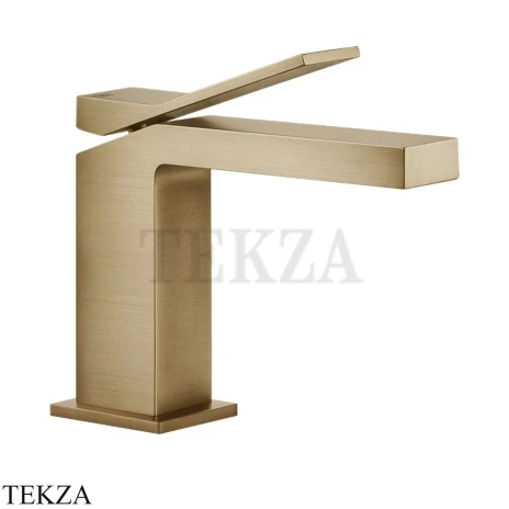 Gessi RETTANGOLO K Смеситель для раковины, без донного клапана 53002-726, Warm Bronze Br