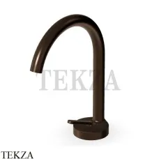Zucchetti Isy22 Смеситель для раковины средний, без гарнитуры ZIS1403.P21, brushed chocolate PVD