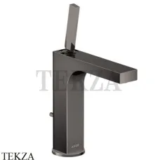 Axor Citterio Смеситель для раковины 160, с донным клапаном 39031330, Polished Black Chrome