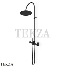 Zucchetti Helm Душевая колонна с термостатом ZHE758.XP81, brushed total black PVD