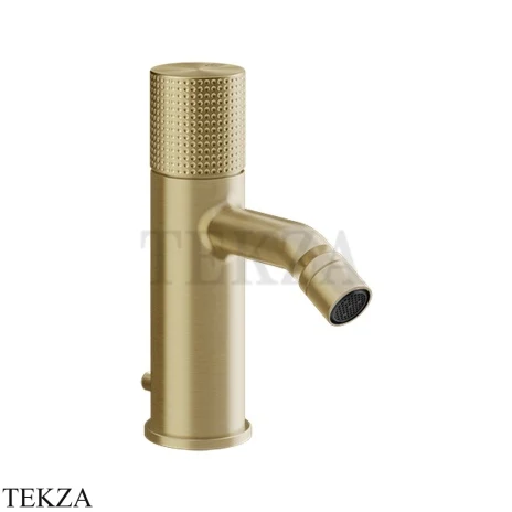 Gessi Habito CESELLO Смеситель для биде, с донным клапаном 70407-727, Brushed Brass PVD