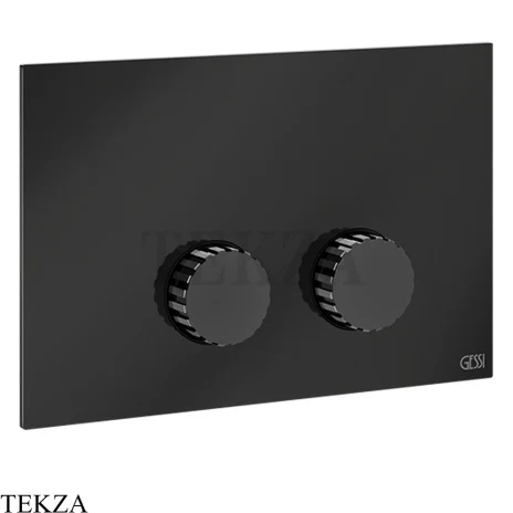 Gessi Incastri Клавиша смыва для инсталляции Geberit omega 12 75615-706, black хром глянец