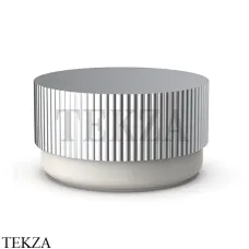 Decor Walther OF.LINE DMD L Баночка универсальная с крышкой 0671541, Aqua | Muschel