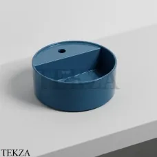 Cielo Theo Mini Round Раковина накладная с 1 отв. и без отв., без перелива LPLATFG OL, Oltremare