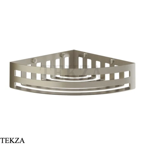 Gessi RILIEVO Полка-решетка угловая в душевую зону 59561-149, Finox Brushed Nickel