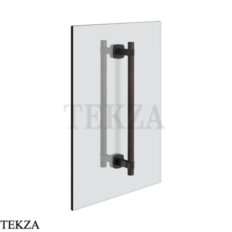 Gessi Jacqueline Полотенцедержатель для крепления на стекло, 30 см 77733-299, черный матовый