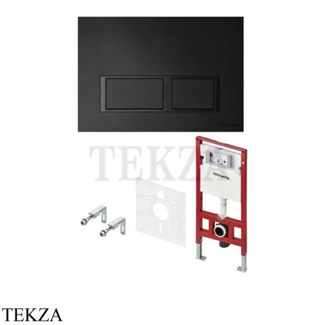 TECEspring Комплект инсталляции для подвесного унитаза S955204, черный матовый