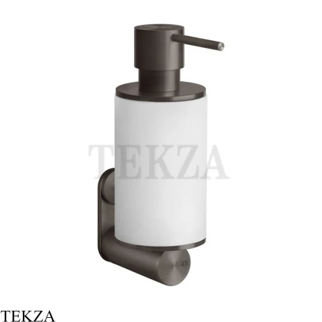 Gessi 316 ACCESSORIES Дозатор для жидкого мыла или лосьона, композит белый 54713-707, Black Metal Brushed PVD