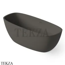 Dea Design Soul Ванна отдельностоящая скругленная 170x72 Solid Surface DD8630 1700 5, Graphite №5