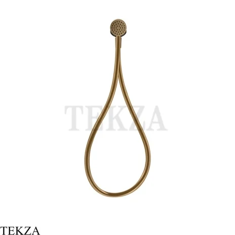 Gessi HI-FI Душевой комплект с магнитной лейкой, шланг из хромолюкс 63099-791, Deep Bronze Brushed PVD