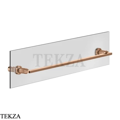 Gessi INCISO accessories Полотенцедержатель для крепления на стекло, 60 см 58617-030, Copper PVD