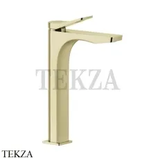 Gessi RILIEVO Смеситель для раковины высокий, без донного клапана 59010-710, Brass PVD