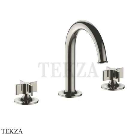 Fantini Flora Смеситель для раковины, с донным клапаном 7695J607, Polished Nickel PVD