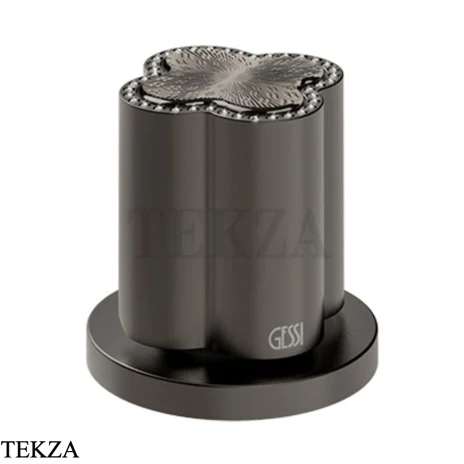 Gessi Ludovica Смеситель-рычаг управления для излива crystals 76300-707, black хром Brush