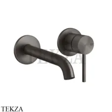 Gessi 316 FLESSA Смеситель для раковины, внешняя часть, 17-20 см 54086-707, Black Metal Brushed