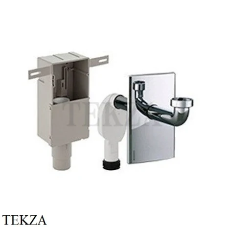 Geberit Сифон для pаковины и биде, с внутристенным сифоном 151.120.21.1, хром глянец