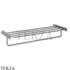 Gessi RILIEVO Держатель для полотенец с полкой 59407-031, хром глянец Gessi RILIEVO Держатель для полотенец с полкой 59407-031, хром глянец