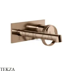 Gessi ANELLO Смеситель для раковины на планке, внешняя часть 63388-030, Copper глянец PVD