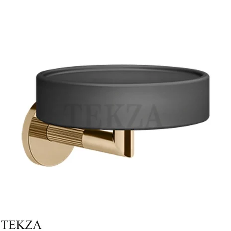 Gessi INGRANAGGIO Мыльница настенная композит черный 63802-735, Warm Bronze PVD