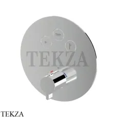 Newform XT Термостат для душа с кнопкой Select на 3 потока 70404E.21.018, хром глянец
