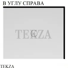 Villeroy & Boch SUBWAY INFINITY Душевой поддон из керамики, в угол справа 6229G201, белый глянец