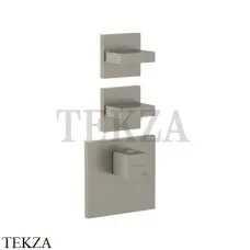 Gessi Rettangolo Wellness Термостат 2 выхода, внешняя часть 43214-149, Finox Brushed Nickel