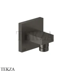 Gessi Rettangolo shower Шланговое подсоединение 20169-707, Black Metal Brushed