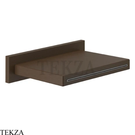 Gessi CASCATA Каскадный излив настенный 20293-845, Dark Bronze