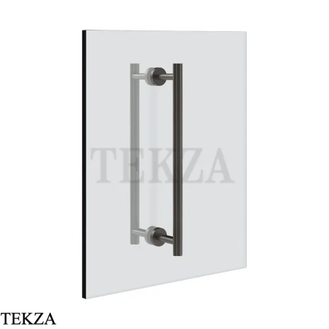 Gessi Ludovica Полотенцедержатель для крепления на стекло, 30 см 76631-707, black хром Brush