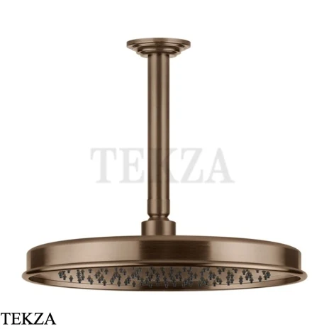 Gessi VENTI20 Верхний душ 300 с потолочным креплением 65153-708, Copper Brushed PVD