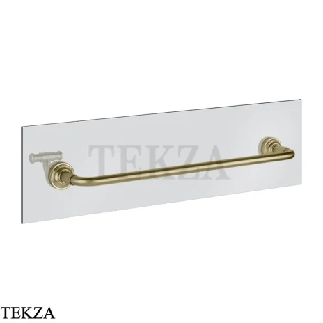 Gessi VENTI20 Полотенцедержатель для крепления на стекло, 45 см 65513-727, Brushed Brass PVD