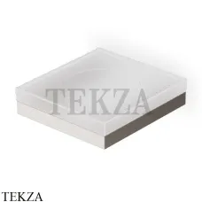Zucchetti Aguablu Мыльница настенная из матового стекла ZAD710.C3, brushed nickel