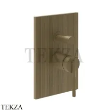 Gessi INGRANAGGIO Смеситель для душа, 2 потока, внешняя часть 63577-713, Antique Brass Gessi INGRANAGGIO Смеситель для душа, 2 потока, внешняя часть 63577-713, Antique Brass
