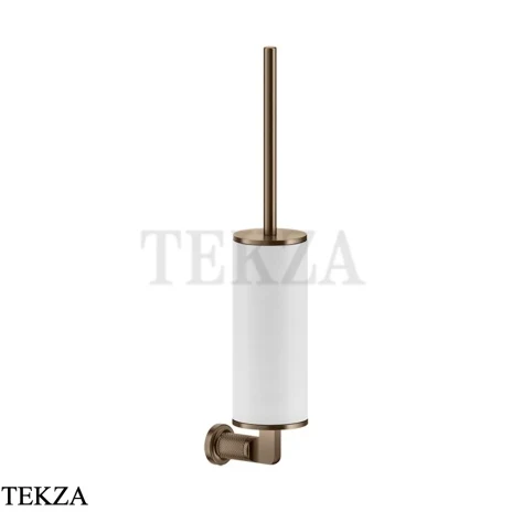 Gessi INCISO accessories Туалетный ершик настенный, белый 58519-761, Coffee Bronze Br. PVD