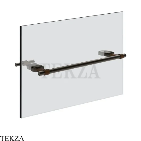 Gessi Jacqueline Полотенцедержатель для крепления на стекло, 30 см 77511-707, black хром Brush