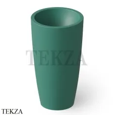 Dea Design Pedestal Basin Раковина напольная круглая Solid Surface DD2010 500 10, Green №10