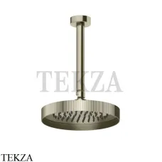 Gessi Inverso RIGATO Верхняя душевая лейка с кронштейном под размер 63550-720, Nickel PVD
