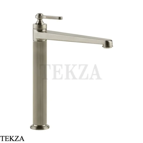 Gessi VENTI20 Смеситель для раковины высокий, с донным клапаном 65003-149, Finox Brushed Nickel