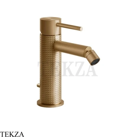 Gessi 316 CESELLO Смеситель для биде, с донным клапаном 54407-726, Warm Steel Brushed PVD
